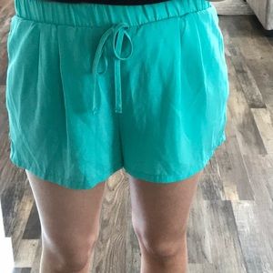 Baby teal forever 21 shorts